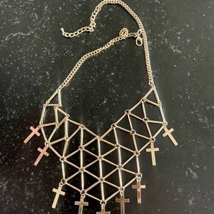 Multiple Cross Chocker/Necklace